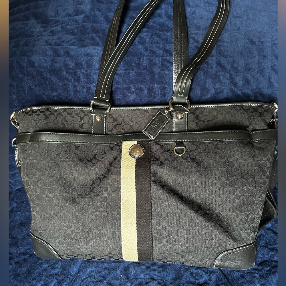 Coach Classic Black Tote Bag
